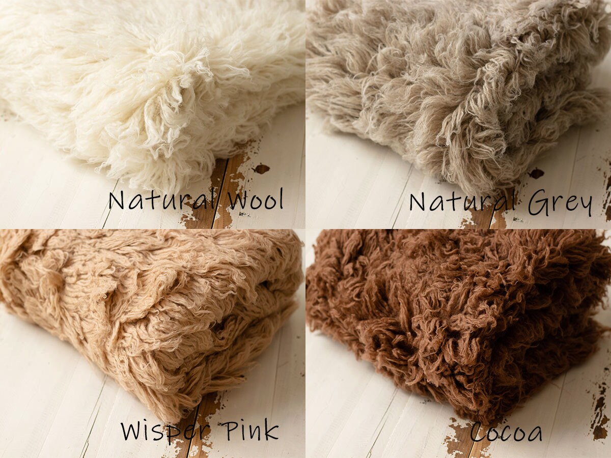 Greece Flokati Rugs for newborn photography, 100% natural wool hand made Area Rug 1600 GRAM, Newborn photography props